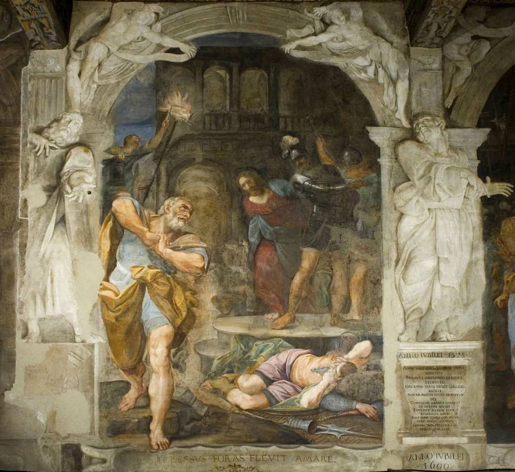 Pentimento di san Pietro - San Colombano, Bologna